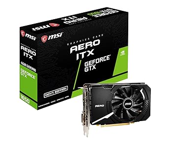 【中古】【未使用】MSI GeForce GTX 1650 D6 AERO ITX OCV1 グラフィックスボード VD7338|AJIMURA-SHOP