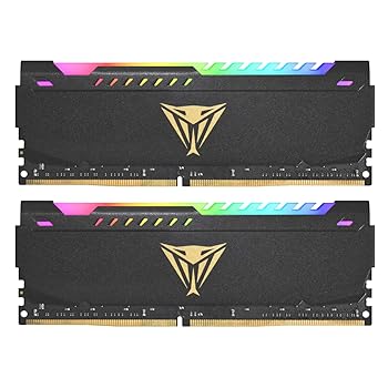 【中古】Patriot Memory パトリオット記憶装置 Viper Steel RGB DDR4 3200MHz パソコン4-25600 64GB (32GBx2枚) デュアル一揃いの道具 事務机いの一番用記憶装置 PVSR464G32