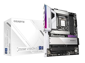 【中古】GIGABYTE Z590 VISION G Rev.1.0 母ちゃんゲーム盤 ATX [Intel Z590心付け書き割り積み上げる] MB5270