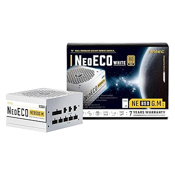 【中古】【未当て嵌める】ANTEC Antec、80PLUS Gold公証手に入れる 高能率高耐久フルモジュラーワット数ユニットホワイトモデル「NE850G M White」 最終生産物850W