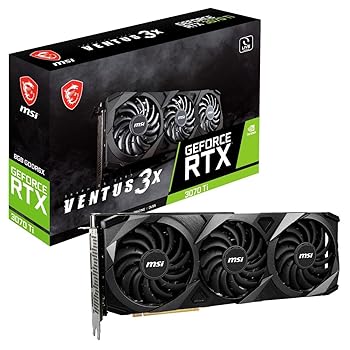 【中古】MSI GeForce RTX 3070 Ti VENTUS 3X 8G OC グラフィクスゲーム盤 VD7701