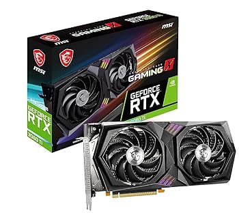【中古】MSI GeForce RTX 3060 Ti GAMING X 8G LHR グラフィクスゲーム盤 VD7721