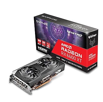【中古】Sapphire NITRO+ Radeon RX 6600 XT GAMING OC 8G グラフィクスゲーム盤 11309-01-20G VD7832