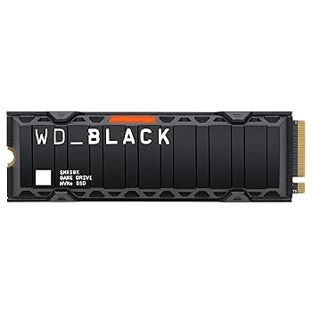 【中古】【未使用】WD_BLACK 1TB SN850X NVMe 内蔵型 ゲーミング SSD ソリッドステートドライブ ヒートシンク付き Gen4 PCIe M.2 2280 最大7,300MB/s - WDS100T2XHE