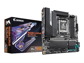 【中古】GIGABYTE B650M AORUS ELITE AX マザーボード Micro-ATX [AMD B650 チップセット搭載] MB5899