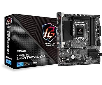 【中古】【未当て嵌める】ASRock 母ちゃんゲーム盤 Z790M PG Lightning/D4 Intel 第12時人 ・ 13時人 中央処理装置 （ LGA1700 ）相応う Z790心付け書き割り DDR4 Micro ATX 母ちゃんゲーム盤