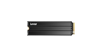 【中古】Lexar 1結核症 NM790 SSD ヒートシンク付き添い人 PCIe Gen4 NVMe M.2 2280 内蔵ソリッドステート運転 最大限度7400/6500MB/秒 読み取る/書きとどめる能力のある なおなお書き5