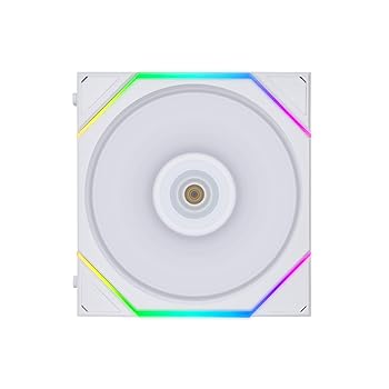 【中古】LIANLI ケースファン UNI FAN TL 120 Reverse Blade WT Single Pack ブレード反転モデル デイジーチェーン接続 LCPブレード インフィニティミラ