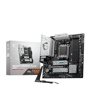 【中古】MSI B650M GAMING PLUS WIFI AMD Ryzen 7000/9000 続きもの相応う Socket AM5 DDR5 Micro-ATX お母さんゲーム盤 MB6467