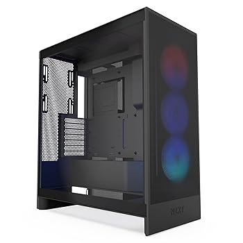 【中古】NZXT H7 Flow RGB v2 Black 360粍 RGBシングルフレームファン積み上げる 真っただ中主柱ATX容れもの コマーシャル-H72FB-R1 CS9014