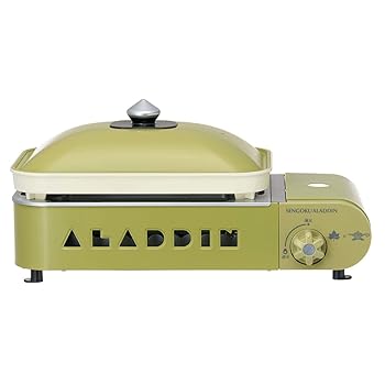 【中古】ロゴス(LOGOS) LOGOS&times;SENGOKU ALADDIN ポータブルガスホットプレート プチパン（限定まな板付） 81060010｜AJIMURA-SHOP