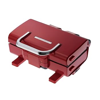 【中古】レコルト 2ウェイグリル アメット RWG-1 recolte 2Way Grill Amet アルミニウム (レッド)|AJIMURA-SHOP