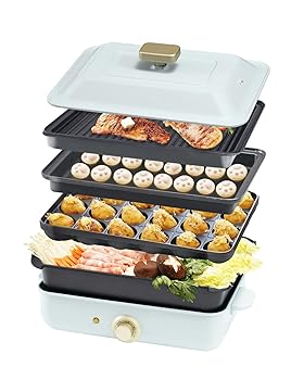 【中古】【未当て嵌める】SOLEMOOD 熱っぽい一皿 焼肉 たこ焼き 4枚の一皿付き添い人 多役立つこと しゃぶしゃぶ 食べ物屋鍋 深鍋 焼肉一皿 すぐに温まる 一皿取りはらい可