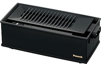 【中古】ピーコック DINING 炉端 電気炉端焼き器 電気グリル 電気調理器 卓上グリル コンパクト 温度調節 グリル 卓上 ロースター 電気プレート ホットプ