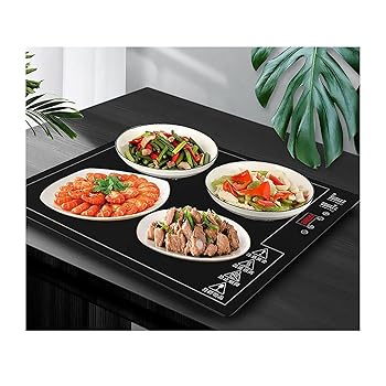 【中古】電気保温トレイ、食品およびプレート保温トレイ、温度調節機能付き食品ウォーマー、ビュッフェ、パーティー、家庭でのディナーに最適な保温サー｜AJIMURA-SHOP