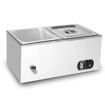 【中古】【未使用】電気フードウォーマー、1500Wフードウォーマービュッフェウォーマースチームテーブル、パーティーケータリングレストラン用のプロフェッショナル