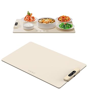 【中古】Acnivko食品保温プレート【2024新登場】電気保温トレイ 卓上保温プレート3段階温度設定 60-80-100℃3段階タイマー チャイルドロック機能付き 多