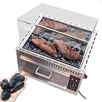 【中古】eモンズ ［国内メーカー保証1年付き！インボイス対応！］ 業務用 電気式 石やきいも機 【 石焼さん太郎 】 日本語マニュアル付き やきいも機 焼