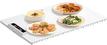 【中古】Wyazziv電気保温トレイ - 保温トレイ - 食品保温トレイ - 食品 保温プレート - 加熱トレイ | シリコーン 電源モード プラグイン使用 電源コード