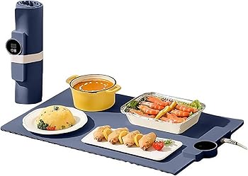 【中古】Arfobugシリコンウォーミングボード 冬ウォーミングマット 多機能食事加熱テーブル 断熱プレート 大型電気絶縁トレイ フードウォーマー 6段階温