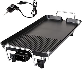 【中古】【未使用】zornik ホットプレート ホットプレートで ??肉? ホットプレート卓上 お手入れ簡単 大きいサイズ様々な料理を楽しむ 温度５段階調節 調理家電