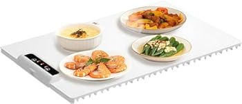 【中古】【未使用】電気保温トレイ - 保温トレイ - 食品保温トレイ - 食品 保温プレート - 加熱トレイ | シリコーン 電源モード プラグイン使用 電源コードの長さ