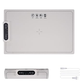 【中古】【未当て嵌める】Vifxucy食料雑貨類保温お盆、保温お盆 3座標軸熱度自然調整、3つのタイマー流行り物 食料雑貨類ウォーマー、雨合羽、防汚、耐油、卓上食料雑貨類保温お盆、多目的、折り