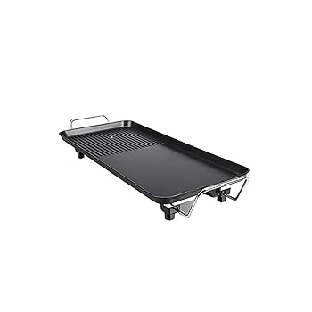 【中古】ステンレス製電気焼肉プレート、卓上無煙焼肉プレート、IH対応、省スペース設計、簡単清掃、家庭用 (l)|AJIMURA-SHOP