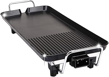 【中古】グリル、屋内無煙、肉、シーフード、電気ロティサリー、黒、保温プレート、お手入れ簡単、大型、様々な料理を楽しめる、5段階温度設定、調理器具｜AJIMURA-SHOP