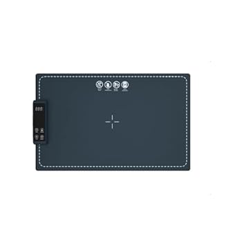 【中古】【未当て嵌める】RAAKIMO 食料雑貨類保温一皿 熱っぽい一皿 卓上保温お盆 フードウォーマー 60*38糎 灯し火保温一皿 一皿分の料理ウォーマー 50-100℃熱度自然調整 5第四次元
