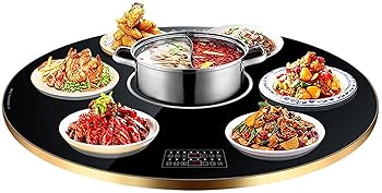 【中古】【未使用】18インチ/24インチ 電気フードウォーマープレート、調節可能な温度制御とタッチパネル付きガラスウォーミングトレイ、ビュッフェ、パーティー、