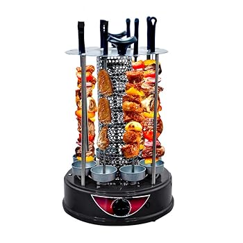【中古】ATAAY バーベキュー ケバブ グリル マシン 自動回転 バーベキュー 無煙オーブン ロティサリー ロースト 国産ラム串焼き ストーブ (6 弦)|AJIMURA-SHOP