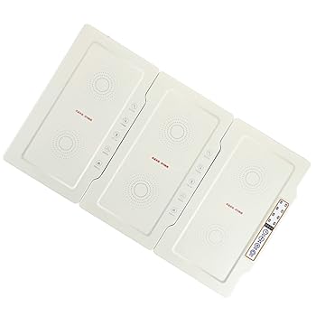 【中古】【未使用】食品保温プレート、多機能食品断熱ボード家庭用折りたたみ電気加熱食品ウォーマープレート食品加熱トレイ CNプラグ(3 set)