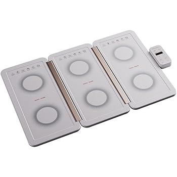 【中古】ポータブルホットプレート、折りたたみ式明かり温め御盆、35?120℃の合わせる能力のあるな体温取り締まると12第四次元の瞬間、30秒のクイックヒート、寄りあい