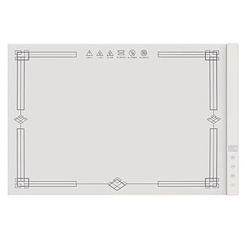 【中古】【未使用】8mm電気温めトレイ、300Wカーリーシリコンホットプレート、30-100℃温度調節可能、12時間タイミング、30秒クイックヒート、パーティービュッフェ|AJIMURA-SHOP