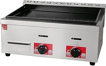 【中古】【未当て嵌める】グリドル 押しつける鉄板 卓上鉄板焼 グリドル鉄板焼き プロパンガスグリドルグリル 標準尺度 LP屁っ放り ステンレス鋼鋼 熱っぽい一皿 携帯型