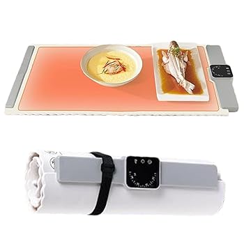 【中古】食品加温パッド、食品用シリコン加温マット | 特大折りたたみソフト食品断熱ボード | 25.98x15.35インチの集会用テーブルフードウォーマーマット