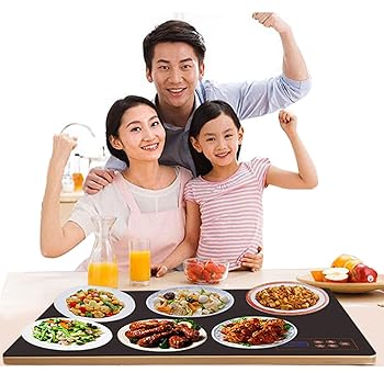 【中古】【未使用】プレートウォーマー 食品ウォーミングトレイ ホットプレート 電気チェーファーウォーマー PorBuffetサーバー 低エネルギー 高速ウォームアップ