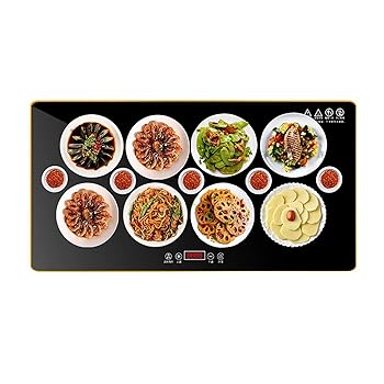 【中古】プレートウォーマー 電気ウォーミングトレイ 31.5x18.9 電気食器ウォーミングホットプレート ビュッフェサーバー フードウォーミングトレイ 温度｜AJIMURA-SHOP