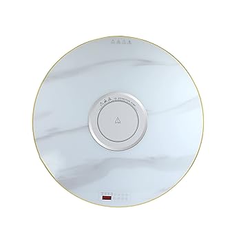 【中古】【未当てはめる】プレートウォーマー 灯かりウォーミング御盆 大型 31.5x31.5 境界線の外側灯かりフードウォーマープレート 円形交差点かい繕う 体温取り締まり ラウンドホッ