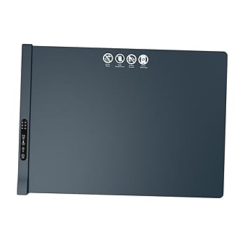 【中古】Benboo 電気フードトレイ、食品を温めるためのディッシュウォーマー、折りたたみ式の保温プレート、イベントや家庭用, ブルーグレー