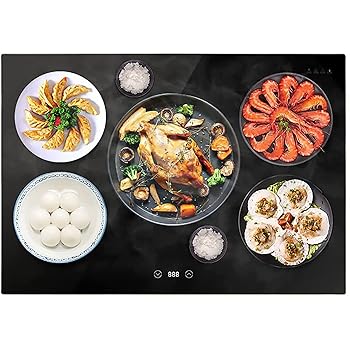 【中古】食品およびプレートウォーミングトレイ、長方形ビュッフェウォーミングホットプレート多機能フードウォーマータッチパネル温度調節耐熱食器用｜AJIMURA-SHOP