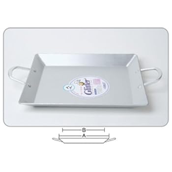 【中古】【未使用】洋銀四角鉄板（大）