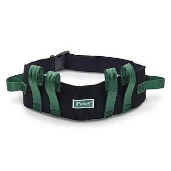 【中古】【未使用】TIDI Posey Cintur?n de Transferencia - Modelo Econ?mico - Nailon - Negro con Verde - Cintur?n de Caminar - Cantidad: 1 - Cuidado del