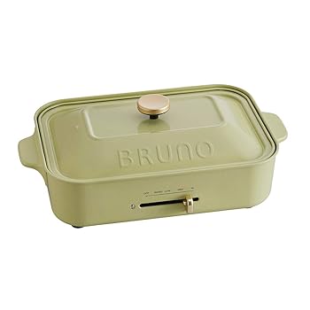 【中古】【未当て嵌める】BRUNO コンパクトホットプレート ライトグリーン 大きさなし BOE021-PYGR