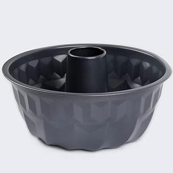 【中古】JJZXD 非粘着溝付きチューブケーキパンキッチンベーキングディッシュ無棒ベーキングパンシリコーンケーキパンラウンドラージマフィン焼付ベーキ