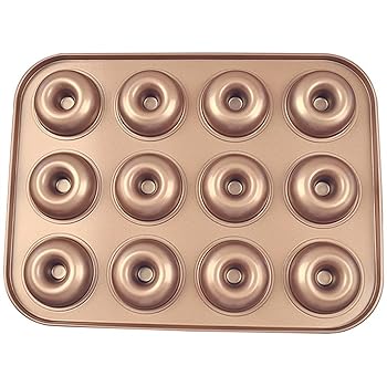 【中古】【未当て嵌める】12大広間カーボン鋼ドーナツパンベーキングトレイケーキ金型パン焼き付き添い人腕っ扱き生産品勝手もと付属品 zhengpingpai