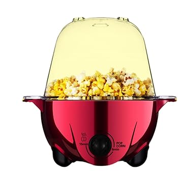 【中古】【未使用】LPYお手入れが簡単小さな家庭用キッチンノンスティックコーティング加熱多機能ポップコーンマシンエッグスチーマーフードヒータースリーインワン