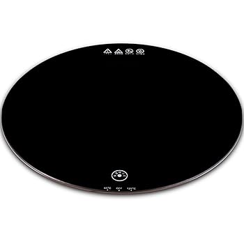 【中古】【未使用】電気フードウォーマープレート、380W電気ウォーマートレイ60Cmフードウォーマー、2つの温度制御(65°C / 120°C)家族用ラウンドホットプレート|AJIMURA-SHOP
