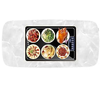 【中古】電気保温トレイ L 23.6インチx15.7インチ 表面食品保温トレイ 電気フードウォーマー オフィスランチ ホットプレート 50-130°C 調節可能な温度範